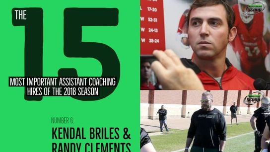 The 15 most important assistant coaching hires of the 2018 season -- No. 6: Kendal Briles/Randy Clements, Houston (Featured)