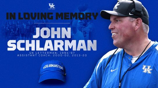 Kentucky offensive line coach John Schlarman begins his ascension to Heaven (Featured)