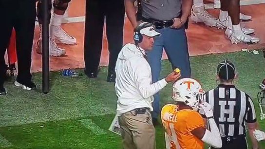 Kiffin 'Just glad I didn't get hit with those golf balls' after Ole Miss escapes Rocky Top