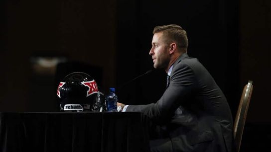 Kingsbury at #B12MD: "We're focusing on in-state recruiting now more than ever" (Texas Tech)