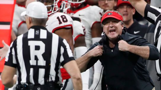Kirby Smart contends that Notre Dame's brilliant late game substitution on critical fourth down was illegal (Notre Dame)