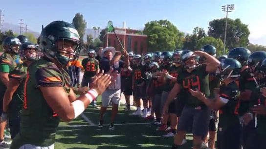 This team has already got its sideline celebrations figured out (La Verne)