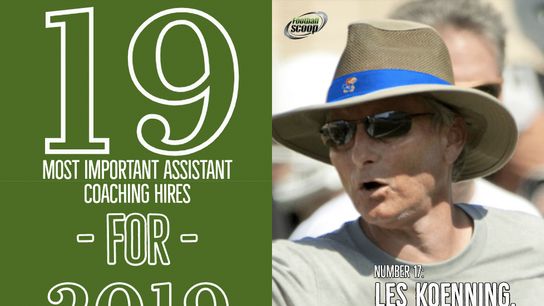 The 19 most important coaching hires of the 2019 season -- No. 17: Les Koenning, Kansas (Featured)