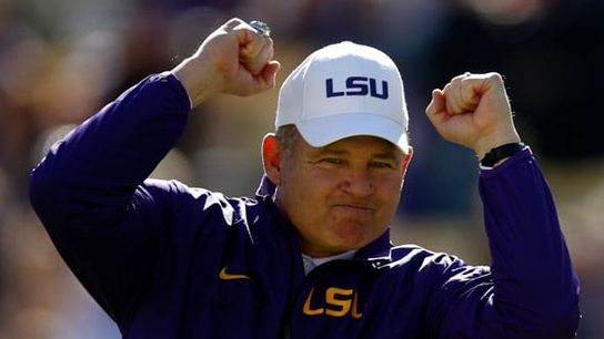 Les Miles explains his hospital visit yesterday: "I OD'd on coffee" (Coffee)