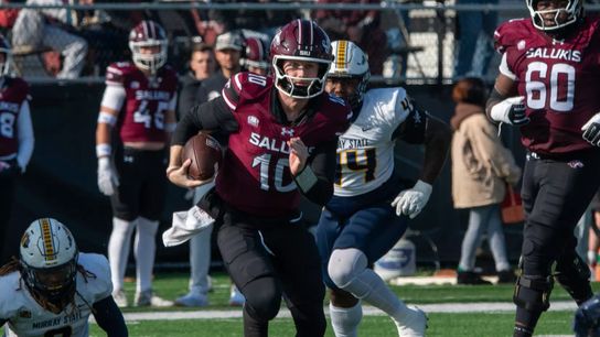 FCS graduate assistant suits up at quarterback and sets school record in 62-0 win (Southern Illinois)