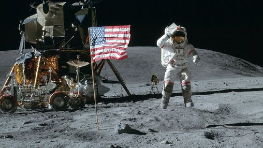 Purdue unveils moon landing helmets (uniforms)