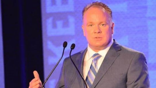 Mark Stoops explains at SEC Media Day that "it's easy to change a climate, but not a culture" (Bret Bielema)