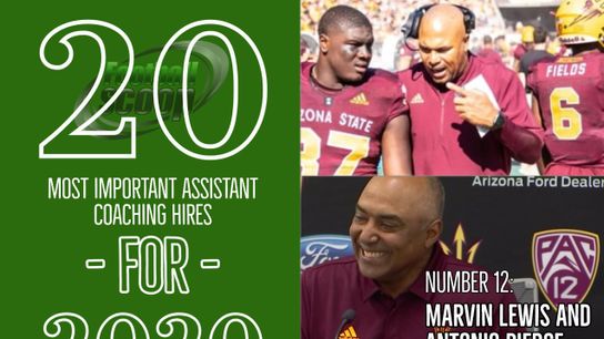 The 20 most important assistant coaching hires of the 2020 season -- No. 12: Marvin Lewis and Antonio Pierce, Arizona State (Featured)