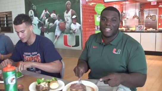 Video: Miami takes you inside their training table options (training table)