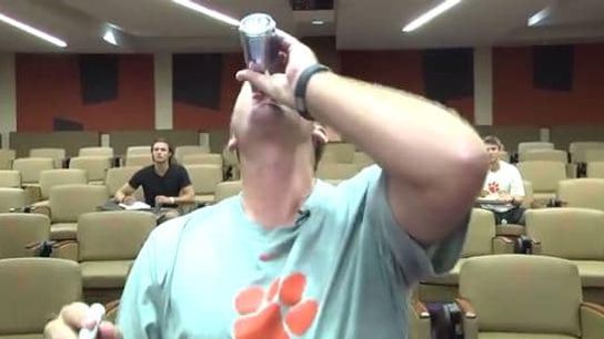 Go inside a Chad Morris led meeting (lots of red bull and diagrams)