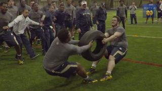Video of the Day - Notre Dame Tire Wars (Video of the Day)