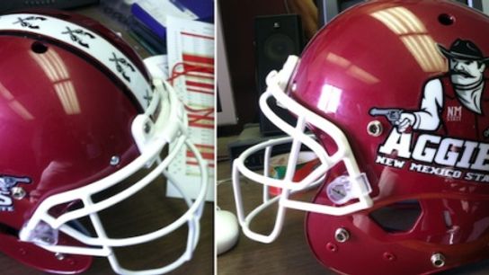 New Mexico State helmet New Mexico State helmet