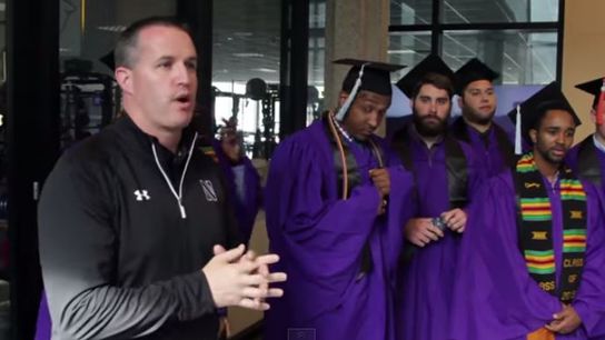 Video of the Day - Northwestern 2015 football graduation (Video of the Day)