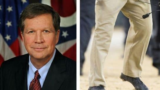Ohio's governor has a new resolution for UM-OSU rivalry week and this one bans khakis (Ohio)
