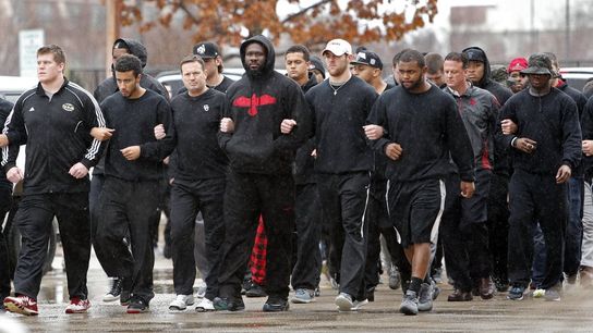 Oklahoma locked arms