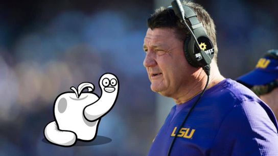 How far will Ed Orgeron go to win and motivate? Well...he once kept a live worm in his mouth (LSU)