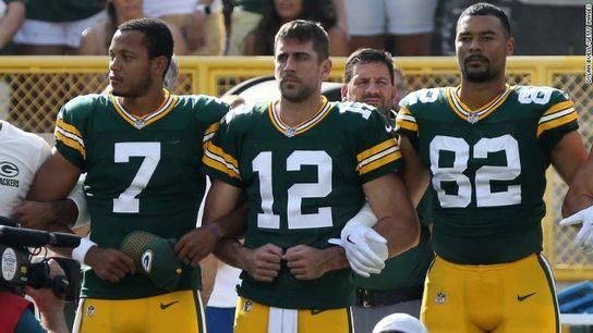 Packers locked arms