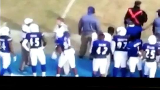 Player punches strength coach on the sidelines during game (Featured)