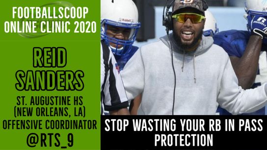 How to stop wasting your running backs in pass protection with St. Augustine HS (New Orleans, LA) offensive coordinator Reid Sanders (running back)