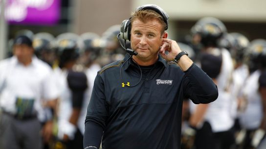 Everyone who grew up in a coaching family can relate to this photo (Towson)