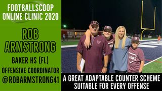 An effective and adaptable counter scheme suitable for every offense with Baker HS (FL) offensive coordinator Rob Armstrong (baker)
