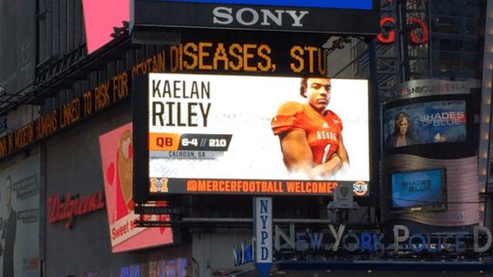 Mercer promoted its incoming recruiting class in Times Square (Featured)