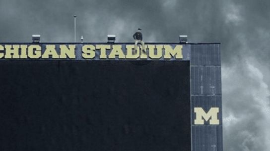 Michigan takes a turn Harbaugh-ing Drake's new album cover (recruiting)