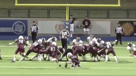 Video: Official shakes off ball to the noggin like a boss