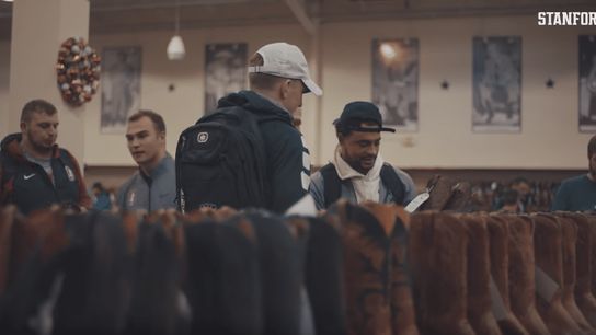 Video of the Day - Stanford football Sun Bowl boot factory