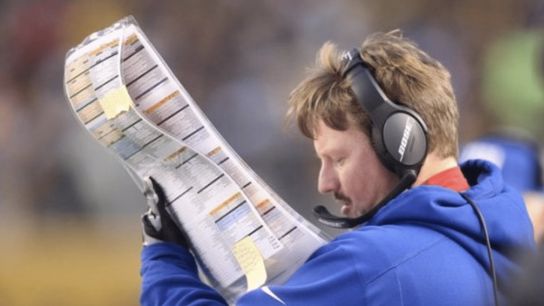 Here's an idea to put all of your old play call sheets to good use (ben mcadoo)