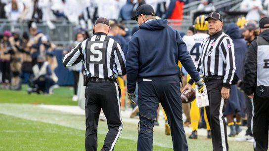 Jim Harbaugh's pants literally caught fire against Penn State (Pants)