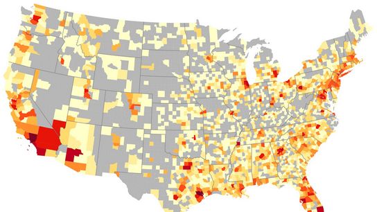 This interactive map tracks where every Division I player comes from
