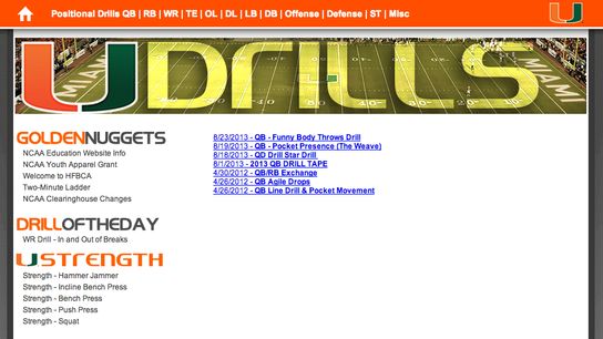 Miami has a new website that every high school coach will appreciate