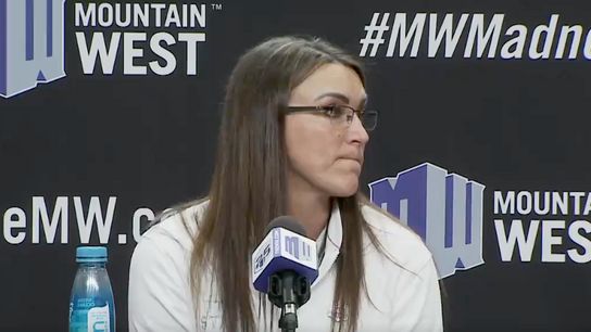Coach announces her own firing at post-game press conference (Utah State Women's Basketball)