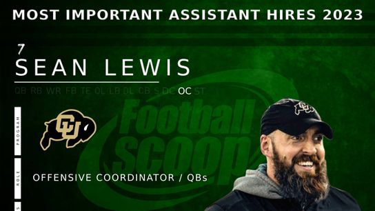 The 15 most important assistant coaching hires of 2023 -- No. 7: Sean Lewis, Colorado (sean lewis)