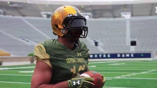 Notre Dame has revealed their Shamrock Series uniforms for 2016