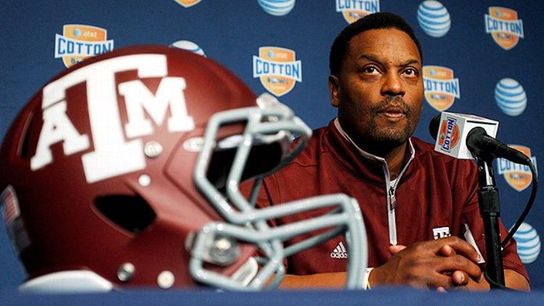 Kevin Sumlin on his "if you can't beat him, hire him approach" and other lessons from SEC Media Day (Texas A&M)