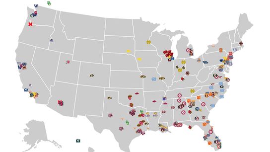 Map: Where 1st-round picks come from (Featured)