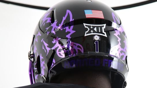 TCU unveils sleek black lids for Saturday night duel with Oklahoma (uniforms)