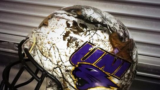 Photo: Check out Northern Iowa's all camo helmets