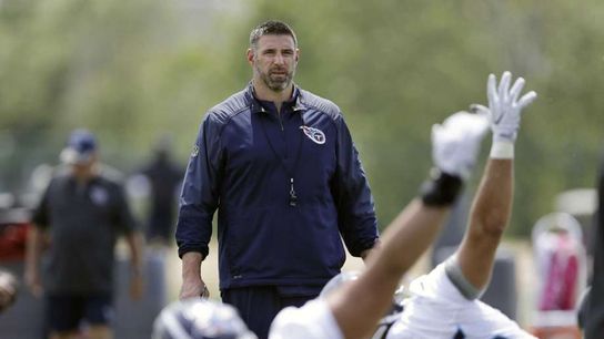 New Titans head coach Mike Vrabel got pranked with the music playlist at practice yesterday (Vrabel)
