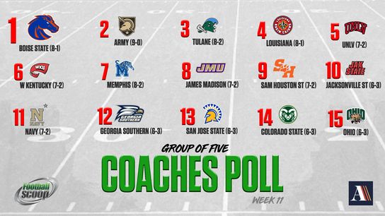 Group of 5 Coaches Poll - Week 11 (Group Of 5 Coaches Poll)