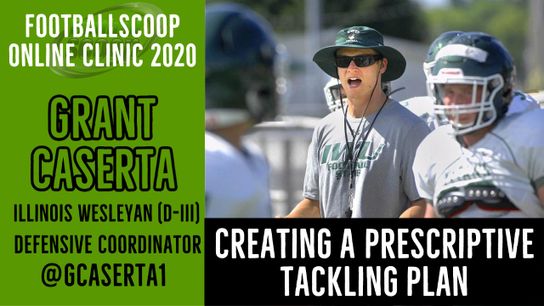 Creating a Prescriptive Tackling Plan with Grant Caserta of Illinois Wesleyan (D-III) (grant caserta)