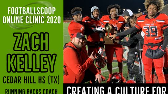 Creating a culture within your position group - Zach Kelley | Cedar Hill HS (TX) | RBs coach (Zach Kelley)