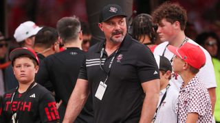 Cody Campbell updates Joey McGuire's job status following Cincinnati loss, ominous tweet (Texas Tech Football). Photo by USA TODAY Network via Reuters Connect