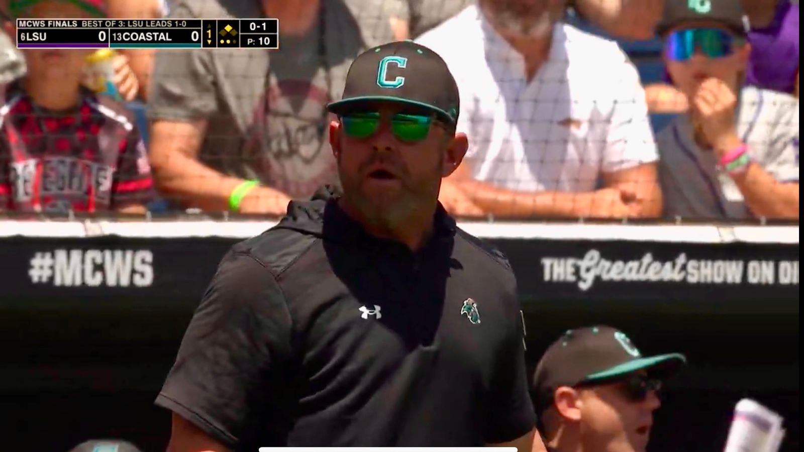 Tossed from College World Series, Coach Blasts 'Embarrassed' Umpire (Featured)