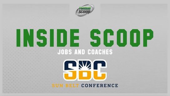 Inside Scoop: Coaches, Job - Sun Belt Conference (inside scoop)