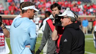 Jimbo Fisher calls Lane Kiffin's antics with LSU / Ole Miss assistants "stupid" and "selfish" (Featured)