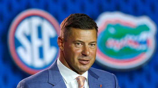 Jon Sumrall knew Florida's offensive line was a problem when he deadlifted more than them (Jon Sumrall)