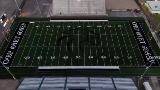 New turf going in at top 15 Division II program will feature perhaps the most interesting end zone design in college football (Featured)